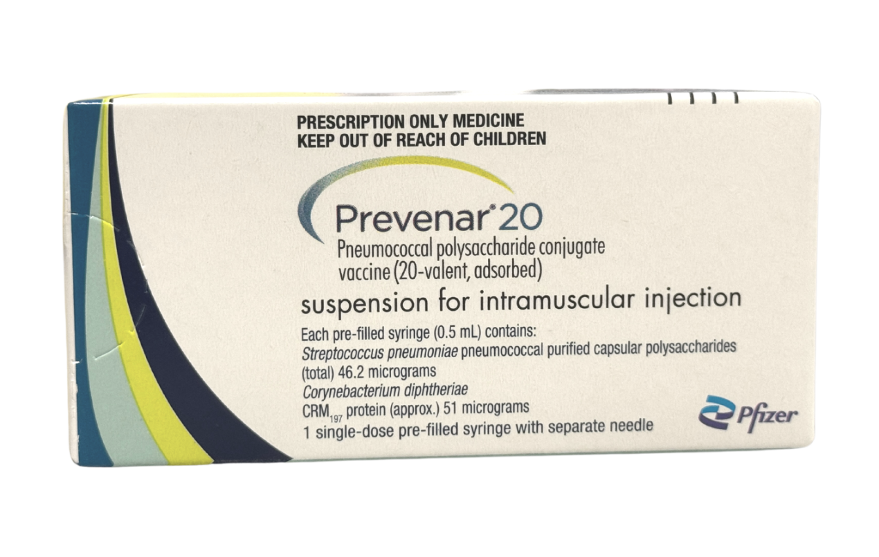 20价肺炎球菌疫苗(Prevenar 20)